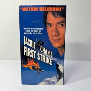 Jackie Chan's First Strike VHS 1997 New Line Home Video Martial Art Action Movie